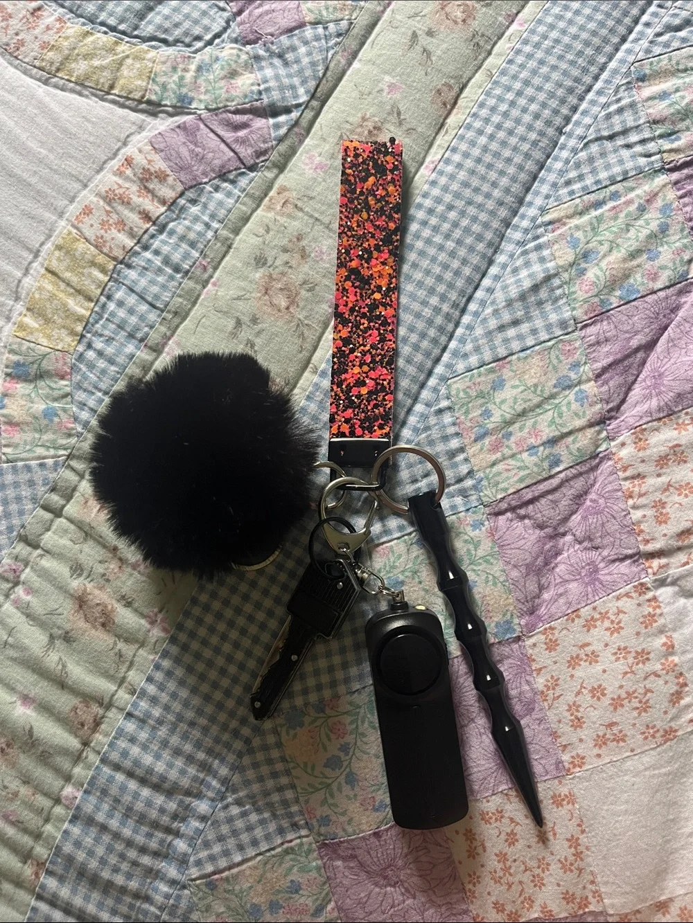 Safety first boutique keychain glow in the dark Halloween edition.